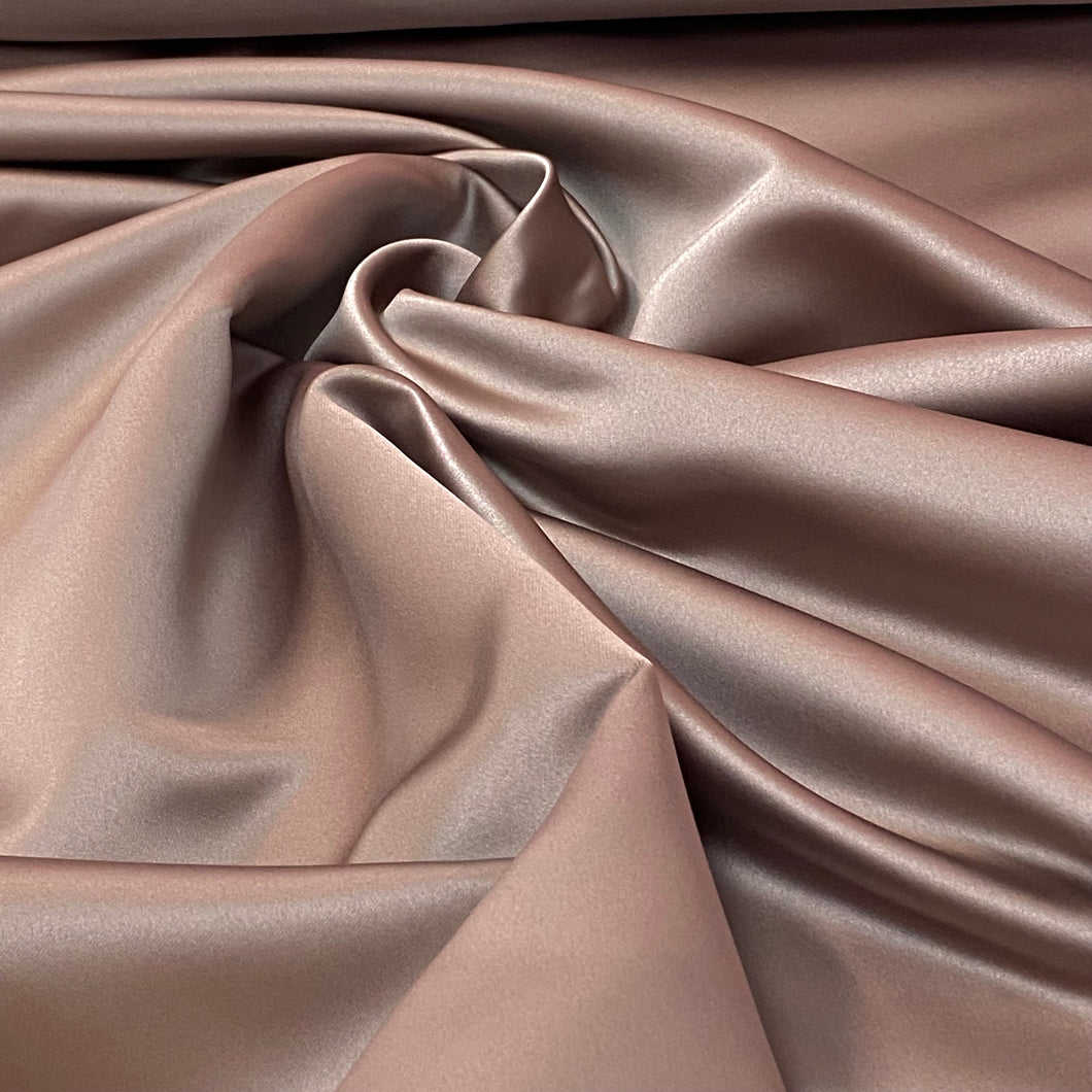 Polyester Satin Woven Fabric - Deep Taupe