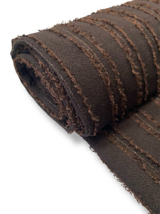 013 Chocolate Brown Faux Chenille Deadstock Remnant 3m Bundle