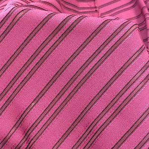 217 Rose red Striped Knit Deadstock Remnant 1m Bundle