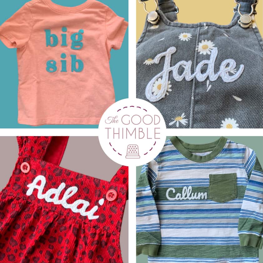 New Embroidery Workshop: Personalized Garments with The Good Thimble