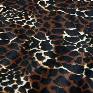 Giraffe Print Faux Fur