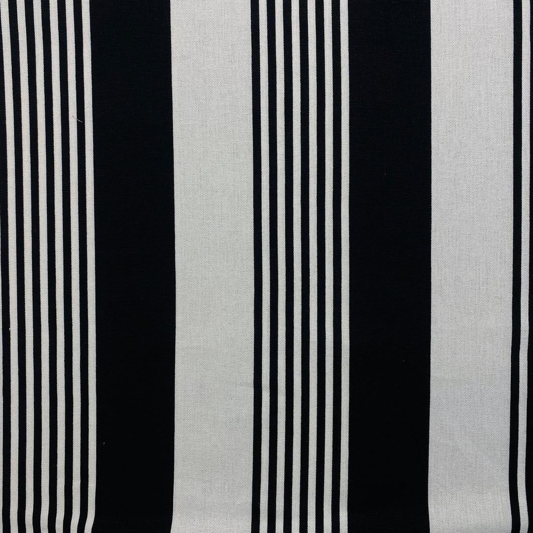 Linen Rayon- Bold Stripes