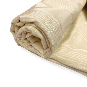 159 Cream Moire Woven Deadstock Remnant 4m Bundle