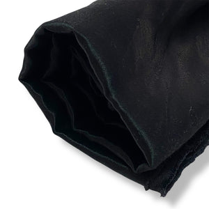 216 Black Kasha Woven Deadstock Remnant 1m Bundle
