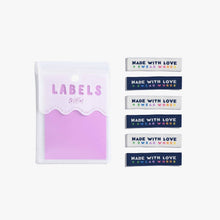 Load image into Gallery viewer, Made With Love &amp; Swear Words Woven Labels | Pack of 6 Labels
