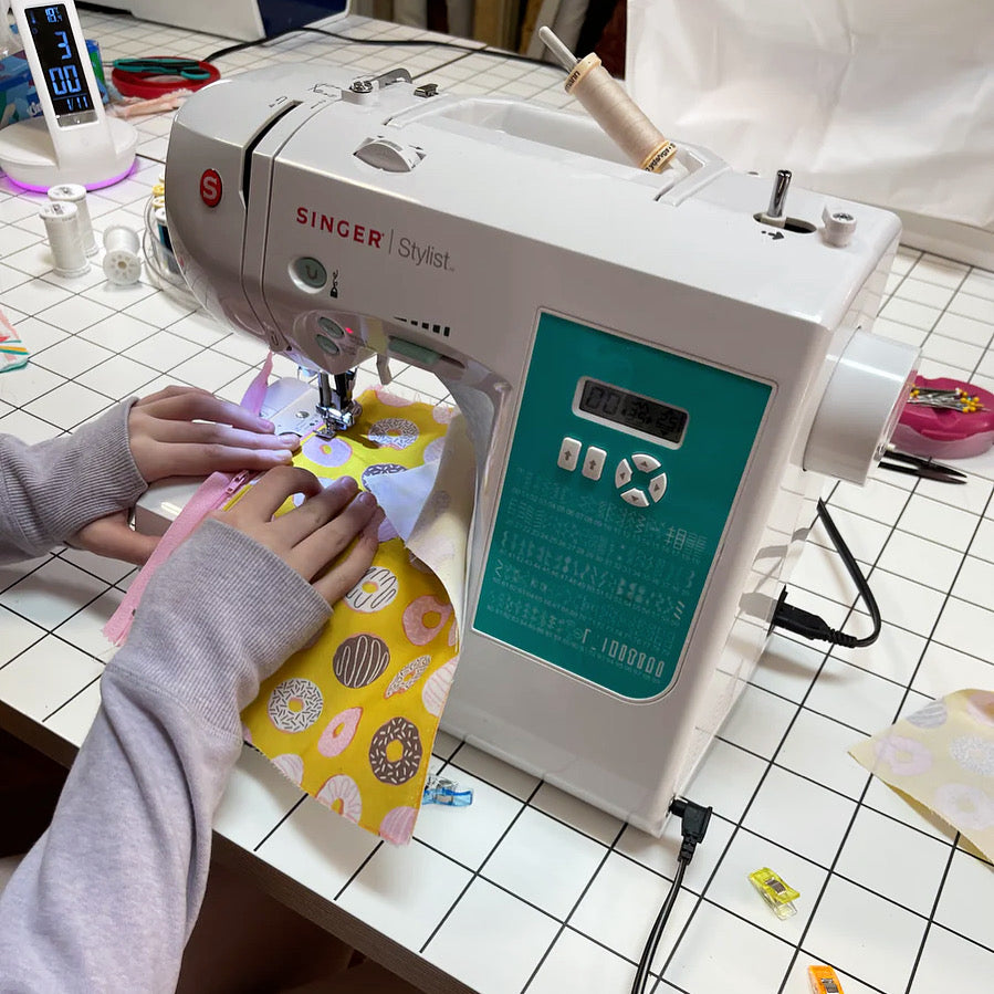 Kids Sewing Club! Saturday afternoons, 3-4:15pm BOOK INDIVIDUAL DAYS HERE