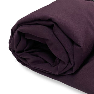 190 Eggplant Woven Synthetic Deadstock Remnant 4m Bundle