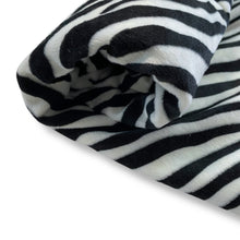 Load image into Gallery viewer, 068 Zebra Print Velvet Deadstock Remnant 1m Bundle
