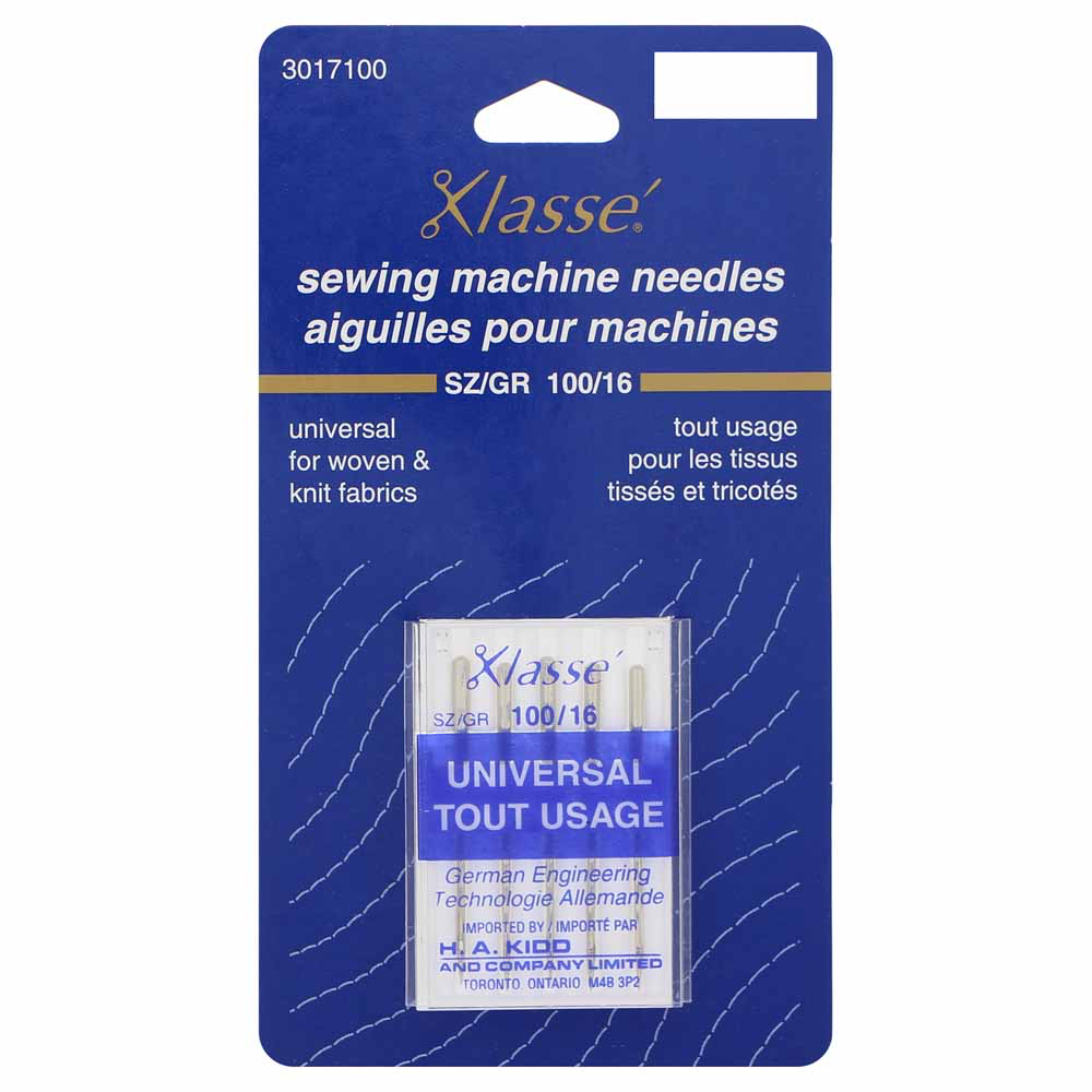 KLASSÉ sewing machine needles size 100/16