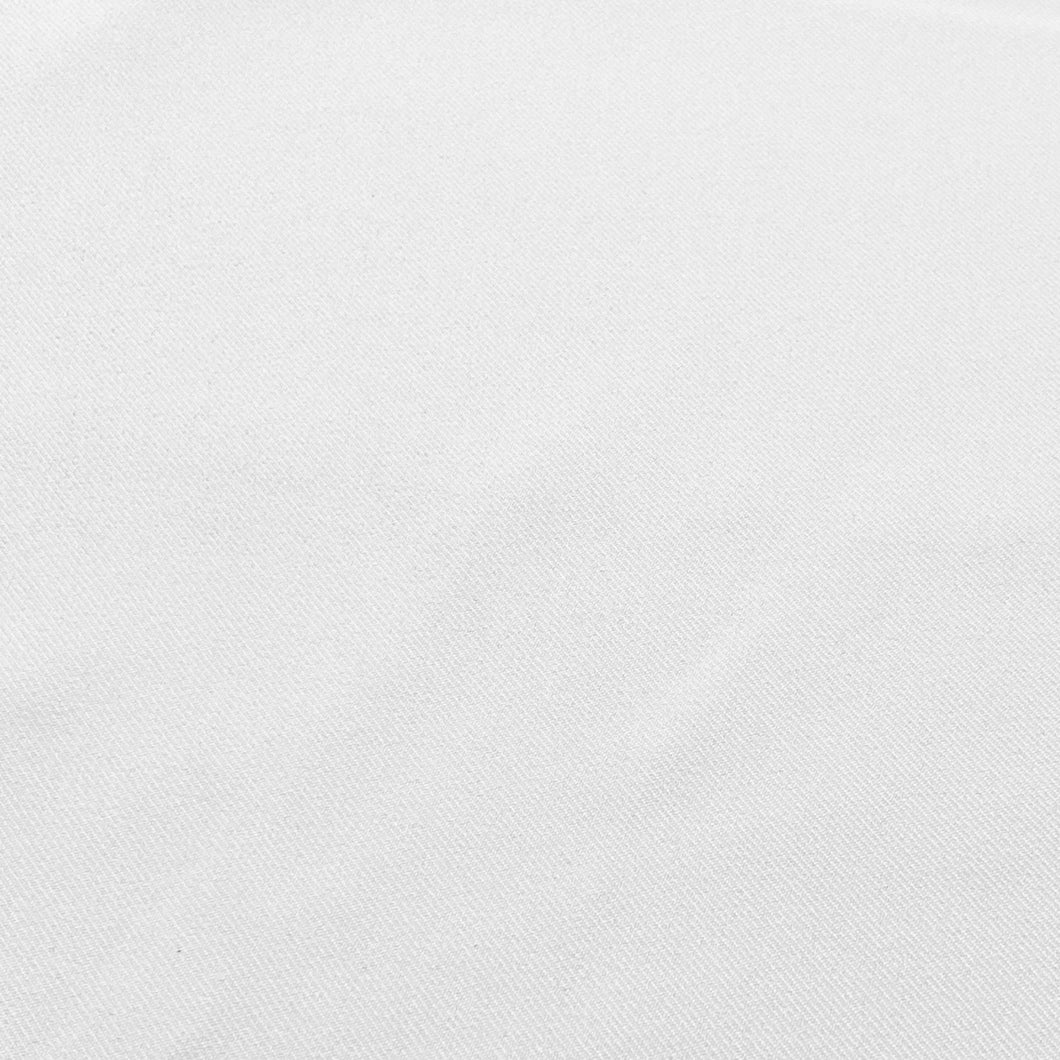 Polyester Twill- White