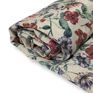 188 Multi Floral Woven Upholstery Deadstock Remnant 1m Bundle