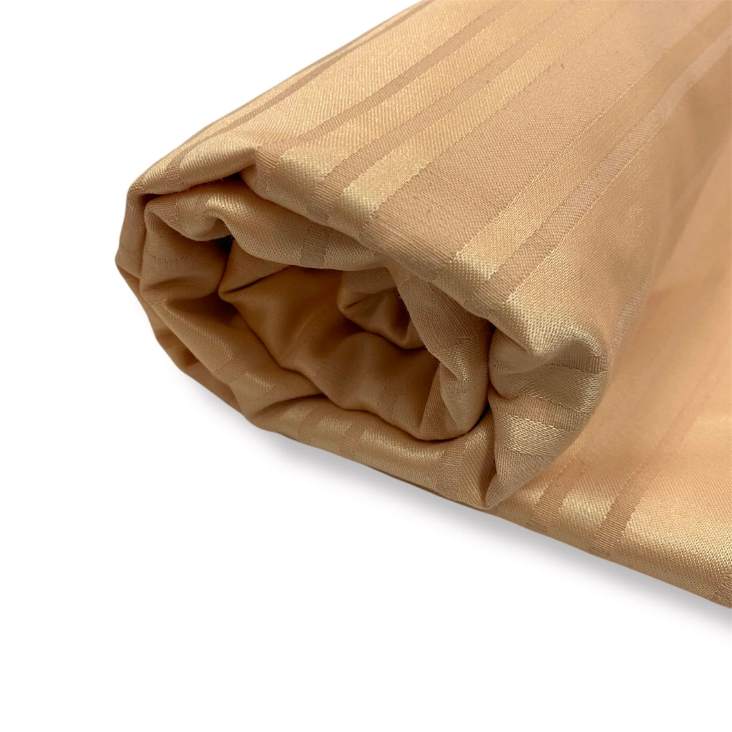 147 Peach Satin Woven Deadstock Remnant 2m Bundle