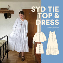 Load image into Gallery viewer, Garment Sewing: Syd Tie Top &amp; Dress (Sept 25th &amp; Oct 2nd, 6-9pm)
