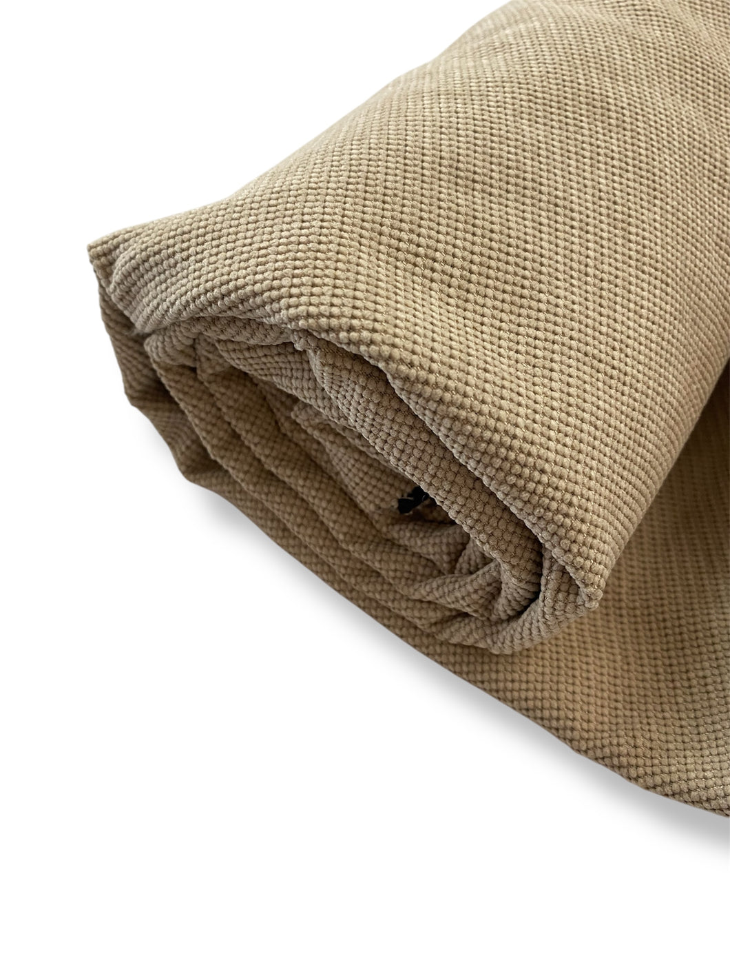 079 Beige Bubble Weave Upholstery Deadstock Remnant 1m Bundle