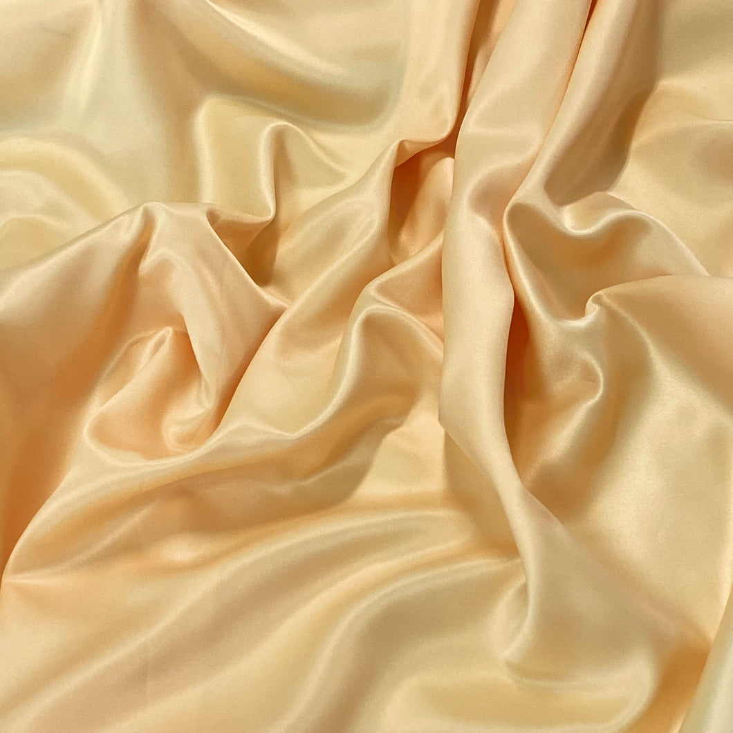 Polyester Satin Woven Fabric - Sunshine Yellow
