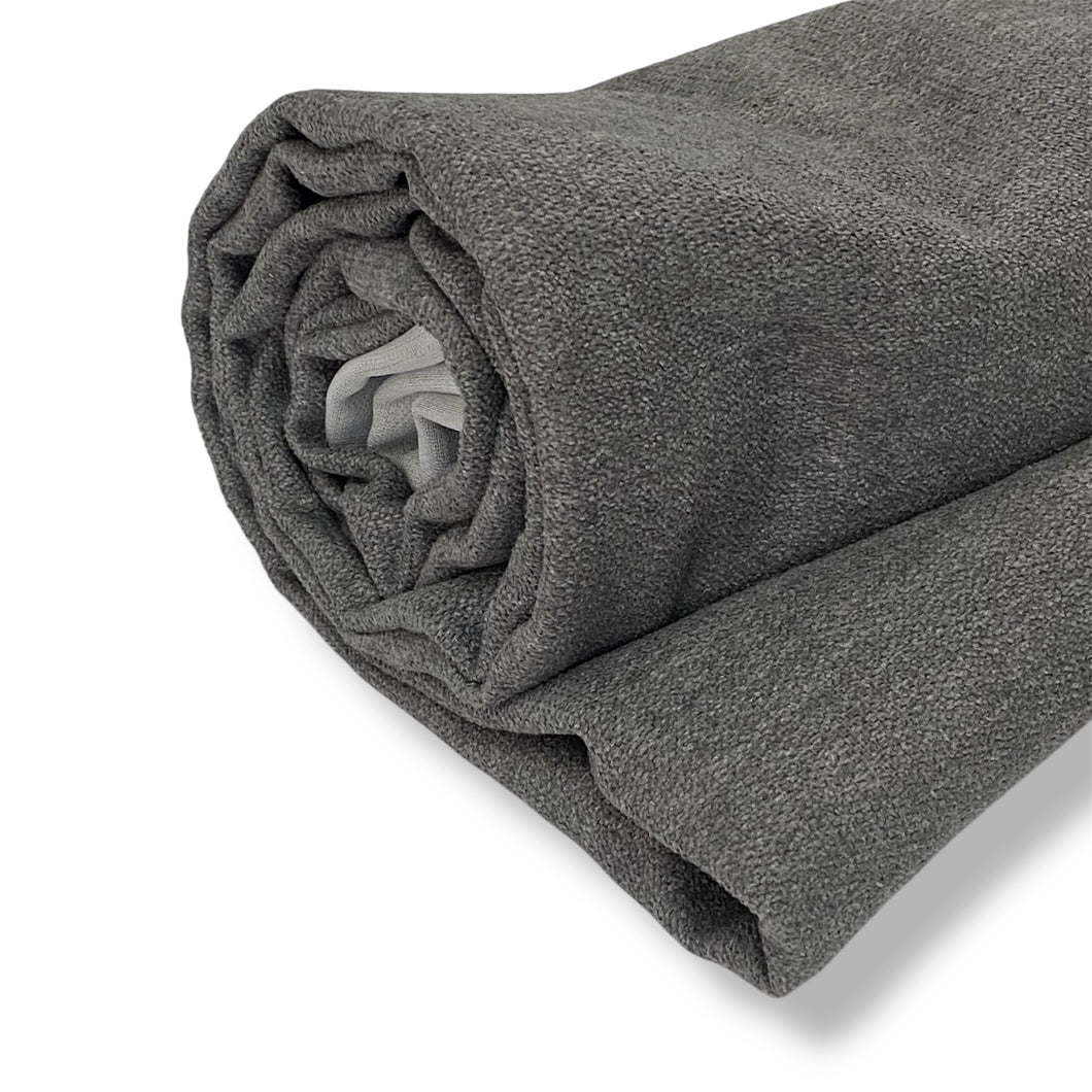 076 Grey Woven Upholstery Deadstock Remnant 2m Bundle