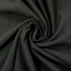Cotton Sweatshirt Fleece- Black