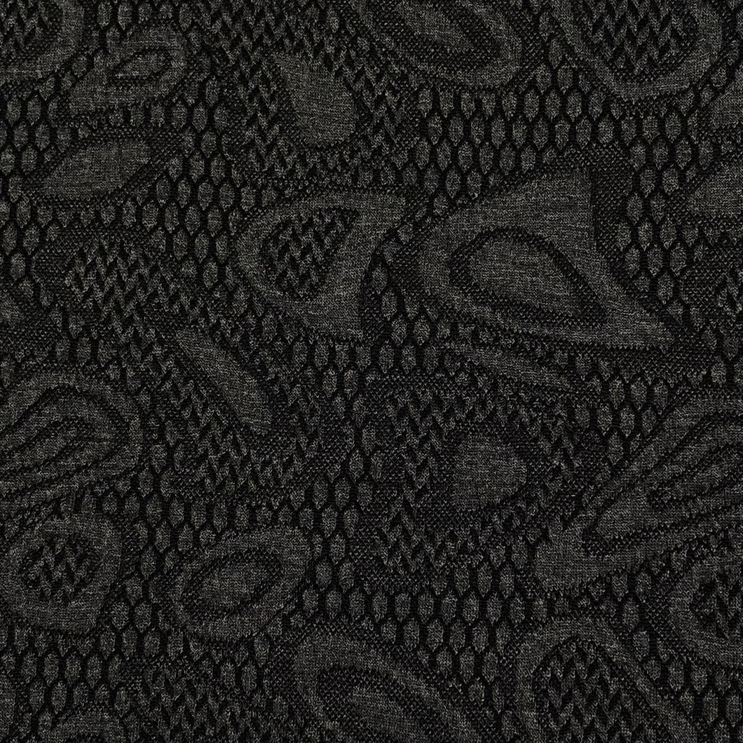 Double Knit Jacquard- Abstract Organic Shapes