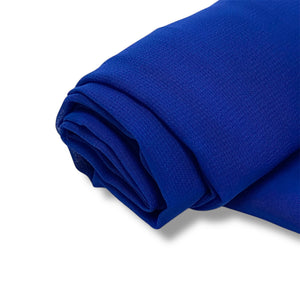 218 Cobalt Blue Chiffon Deadstock Remnant 1m Bundle