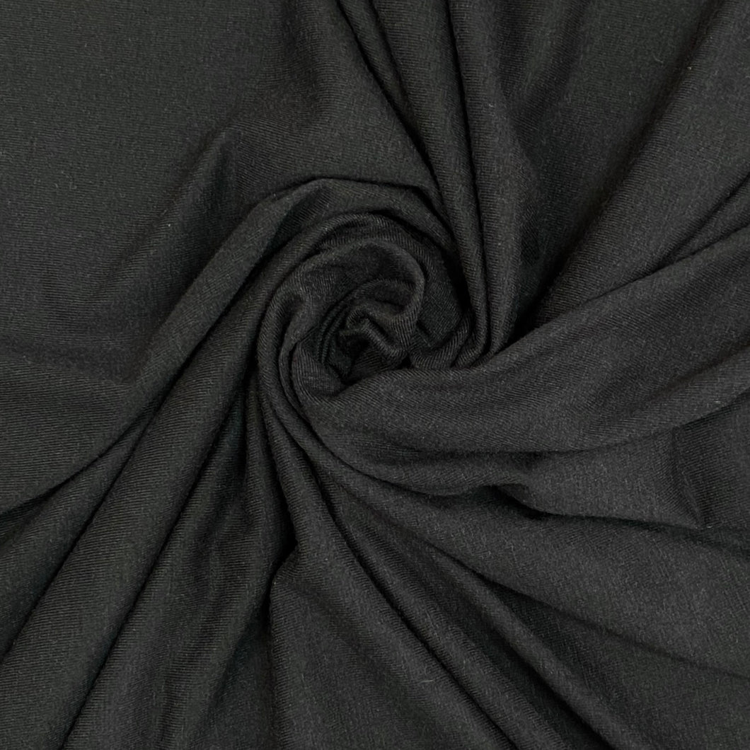 Lightweight Cotton Knit- Black
