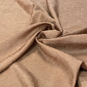 Polyester Taffeta Woven Fabric - Washed Finish- Light Mocha