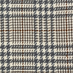 Woven Wool Fabric - Houndstooth Plaid