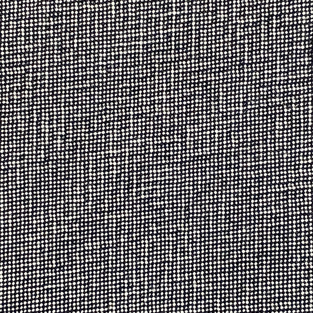 Woven Wool Fabric - Blue and White