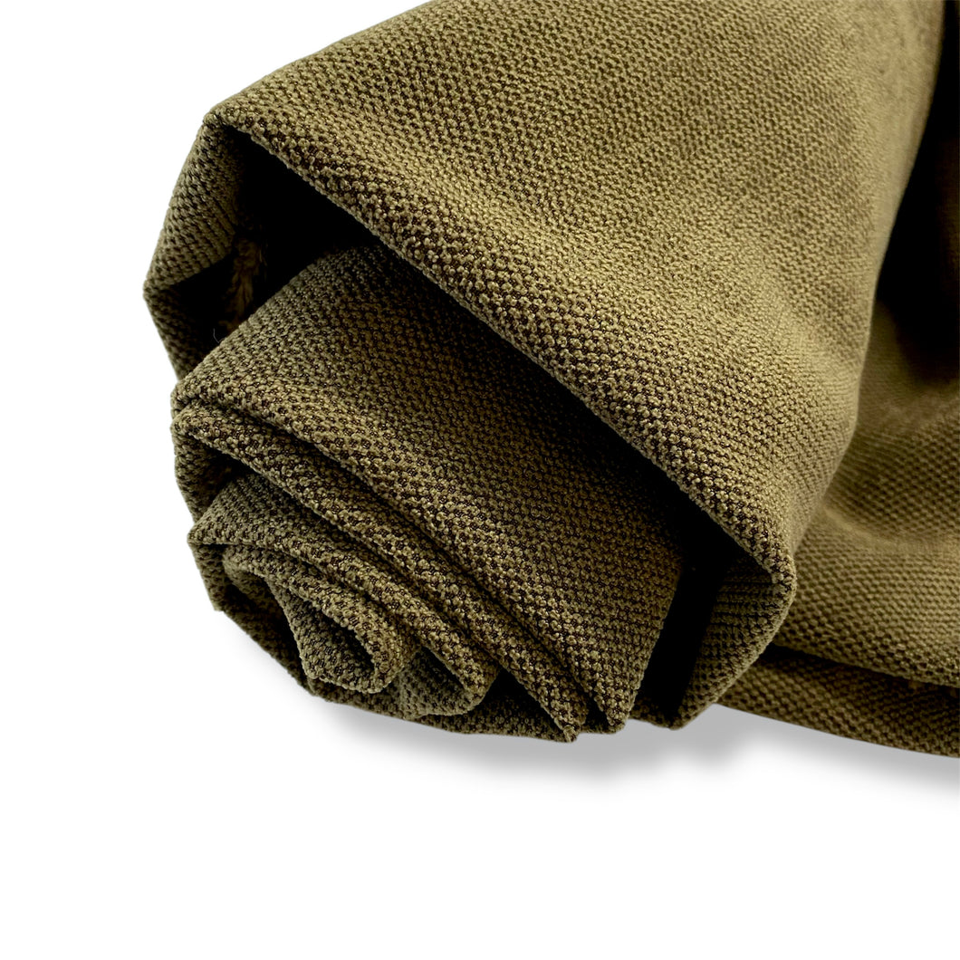 091 Khaki Bubble Weave Upholstery Deadstock Remnant 1m Bundle