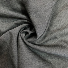 Load image into Gallery viewer, Wool Woven Fabric- Dark Grey Herringbone
