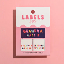 Load image into Gallery viewer, Grandma Made It Woven Labels by KATM | Pack of 6 Labels
