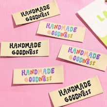 Load image into Gallery viewer, Handmade Goodness Woven Labels by KATM | Pack of 6 Labels
