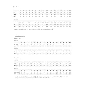 Capstone Patterns Hemlock Dress and Top (Paper Pattern)