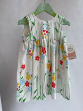 Load image into Gallery viewer, Little Love Birds Dress (White vintage floral #001)
