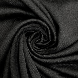 Polyester Athletic Fleece- Black