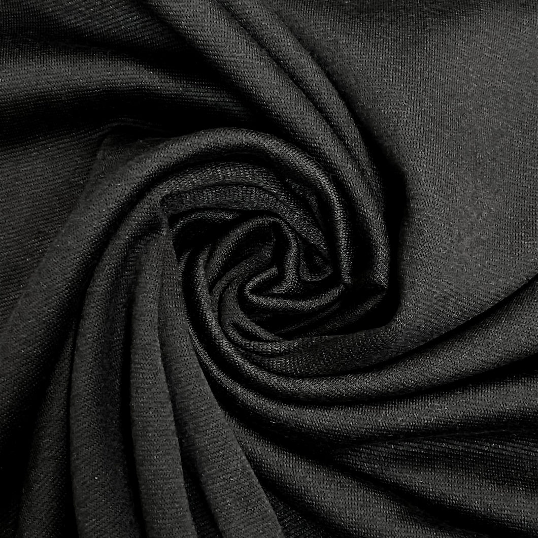 Polyester Athletic Fleece- Black
