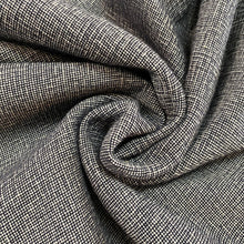 Load image into Gallery viewer, Woven Wool Fabric - Blue and White
