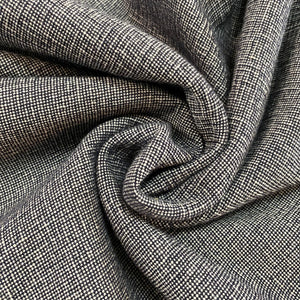 Woven Wool Fabric - Blue and White