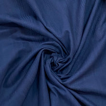 Load image into Gallery viewer, Wool Woven Fabric- Textured Dark Blue
