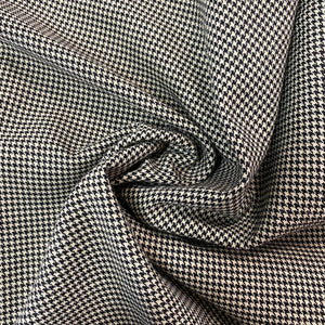 Woven Wool Fabric - Fine Houndstooth