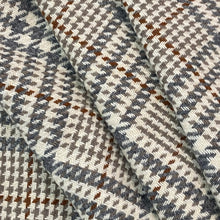 Load image into Gallery viewer, Woven Wool Fabric - Houndstooth Plaid
