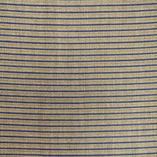 Load image into Gallery viewer, Wool Woven Fabric- Brown and Navy Stripes

