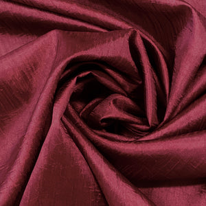 Polyester Taffeta Woven Fabric - Washed Finish- Wine Red