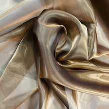 Load image into Gallery viewer, Organza Woven Fabric - Bronze
