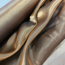 Load image into Gallery viewer, Organza Woven Fabric - Bronze
