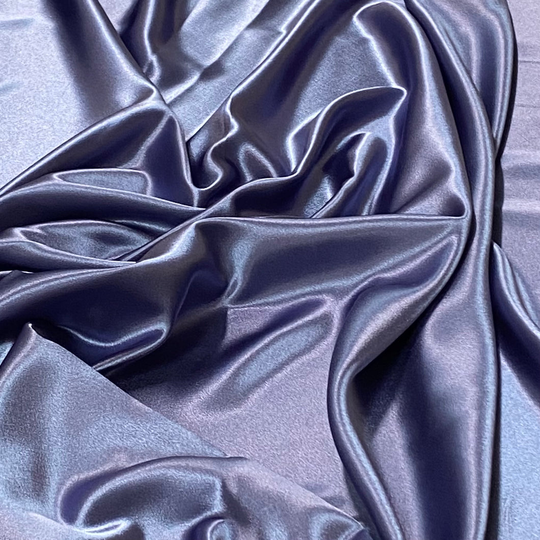 Charmeuse Woven Fabric-Blueberry