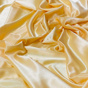 Charmeuse Woven Fabric- Pastel Yellow