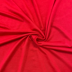 Premium Knits- Bamboo Cotton Jersey - Red