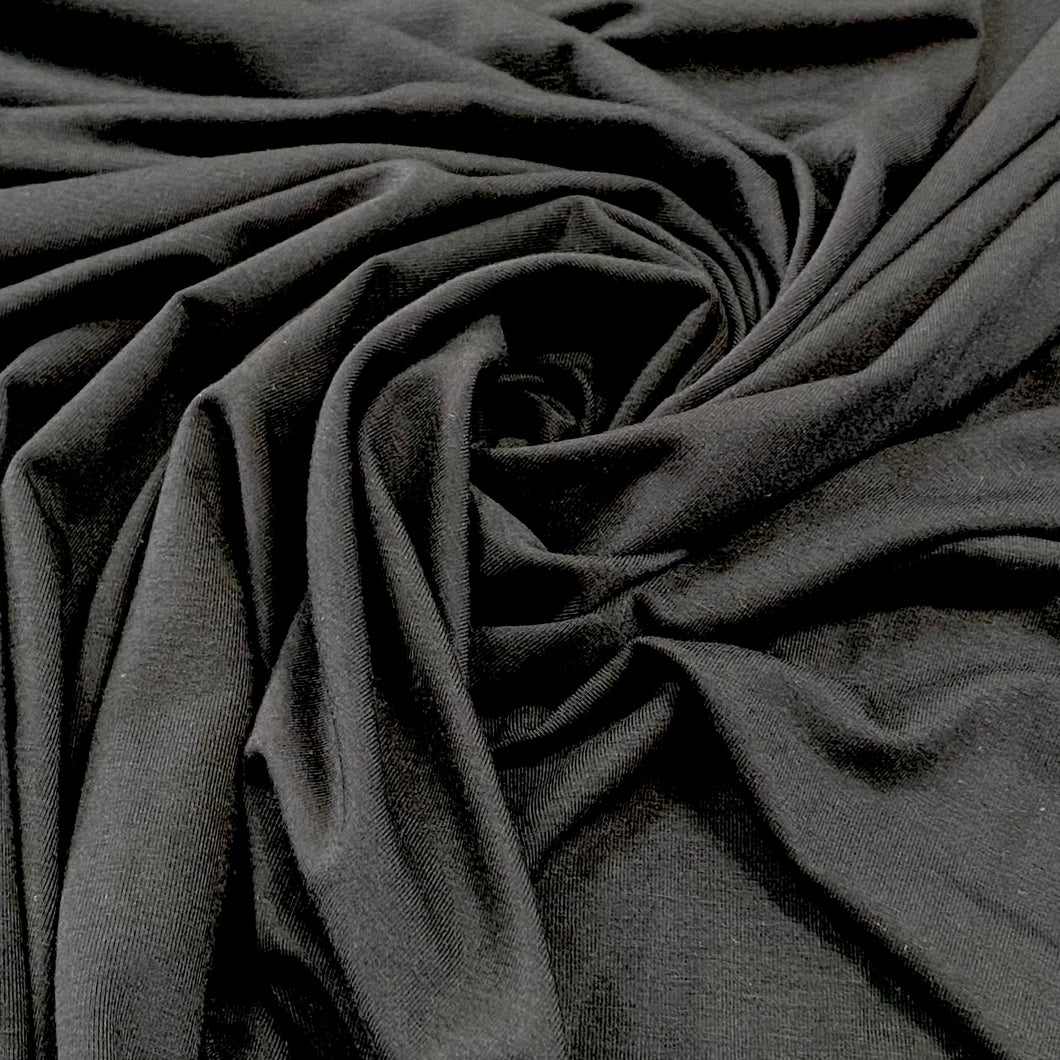 Premium Knits- Bamboo Jersey - Black