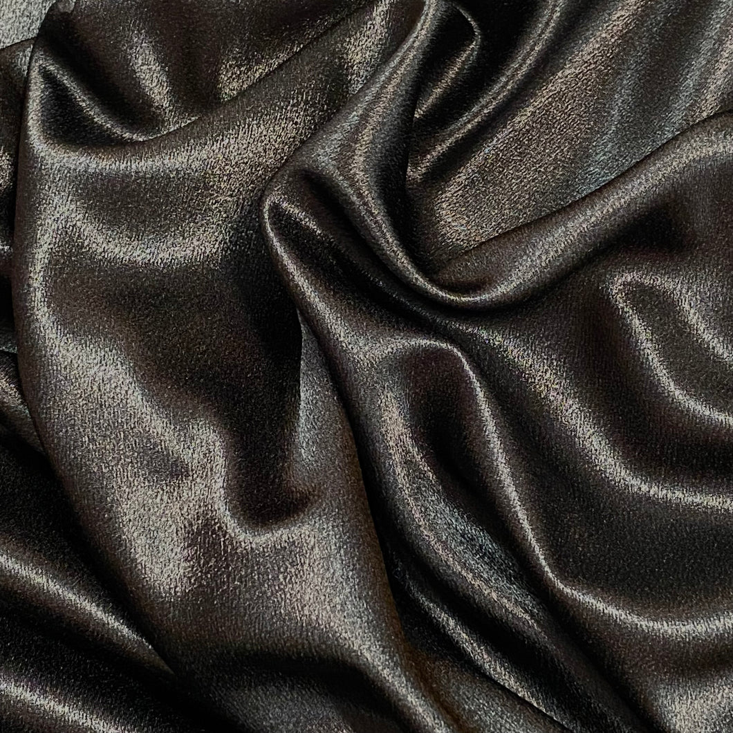 Charmeuse Woven Fabric- Black