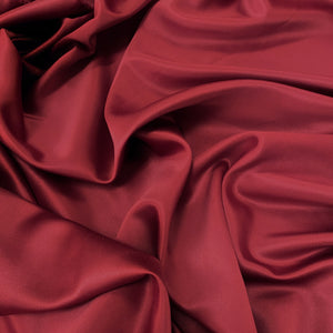 Polyester Satin Woven Fabric - Red